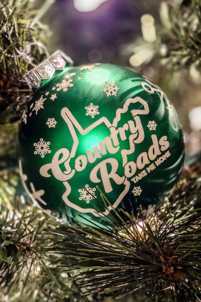 County roads christmas ornament